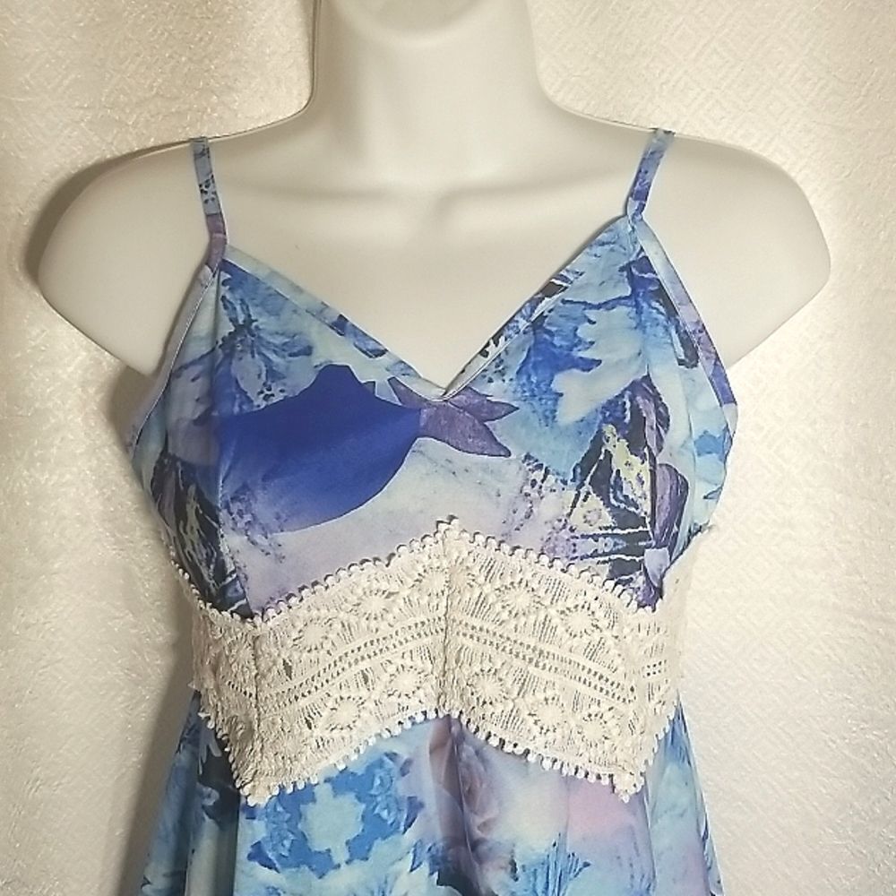 Blue Floral Sundress 